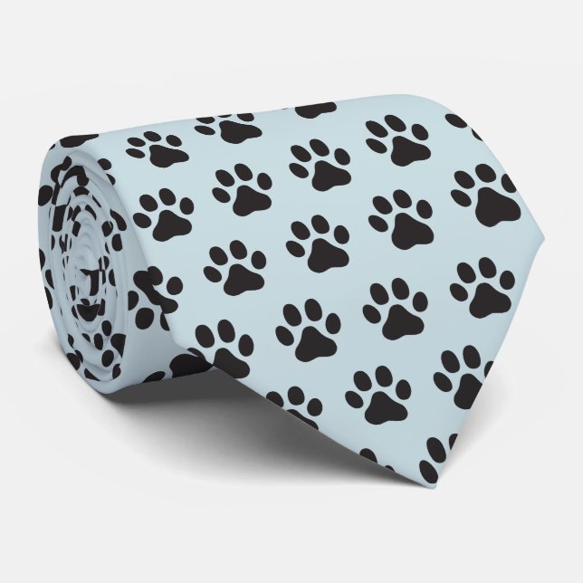 Dog paw necktie (Rolled)