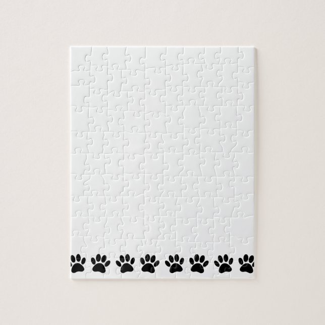 Dog Paw Pattern Jigsaw Puzzle (Vertical)