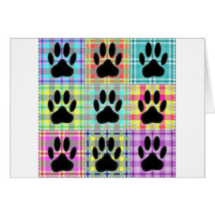 Dog Paw Pattern Quilt