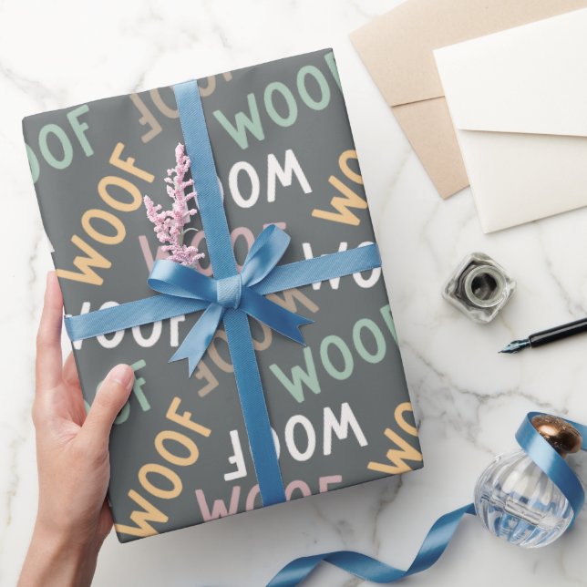 Dog Paw Pattern  Wrapping Paper (Gifting)