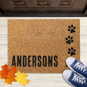 Dog Paw - Paw Print Door Mat