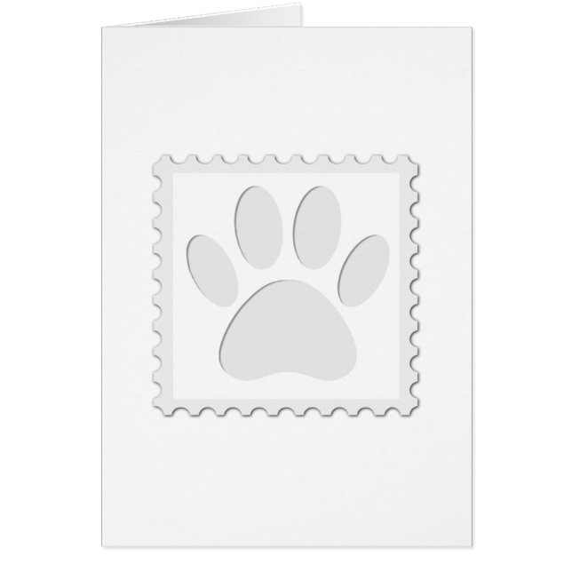 Dog Paw Print Cut Out (Front)
