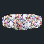 DOG PAW PRINTS BELT<br><div class="desc">DOG PAW PRINTS – colourful delicate flowers and butterflies painted using my dog’s paws dipped in non-toxic watercolor paints – share your love of dogs with family and friends, young and old, on any occasion, any celebration, any holiday. Make your personal Gift Giving with style and love. Be as original...</div>