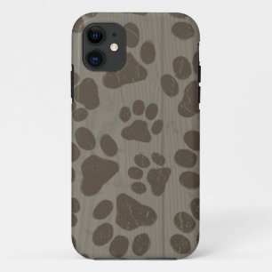 Dog Paw Prints iPhone 11 Case