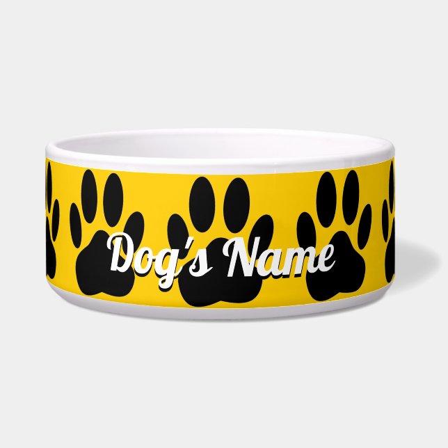 Dog Pawprint Custom Name (Front)