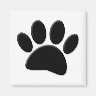 Dog Pawprint Magnet