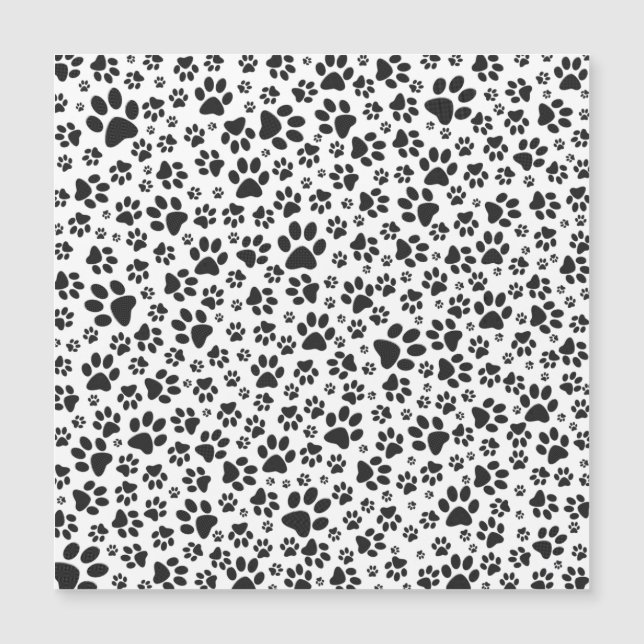 Dog Paws Black and White Polka Dot  (Front)