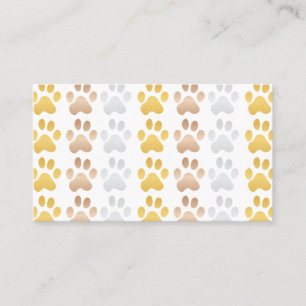 Dog Paws Business Card