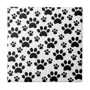 Dog Paws Ceramic Tile