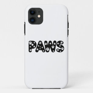 Dog Paws Custom Text iPhone 11 Case