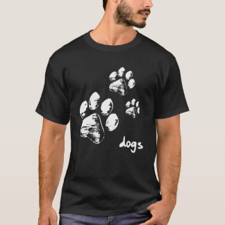 Dog Paws - Dogs - Easy Going Fashion T-Shirt