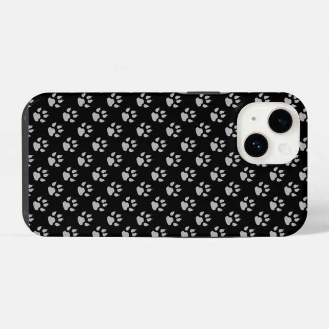 dog paws iPhone case (Back Horizontal)