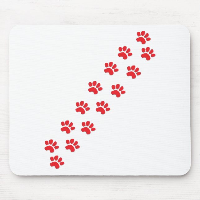 Dog Paws Mouse Pad (Front)