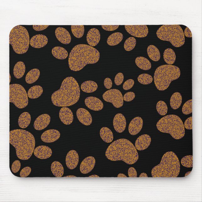 dog paws mouse pad (Front)