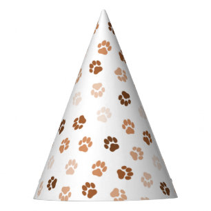 Dog paws party hat