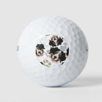 Dog paws pattern Bernese Mountain Dog