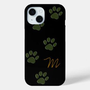 Dog Paws personalised iPhone 15 Case
