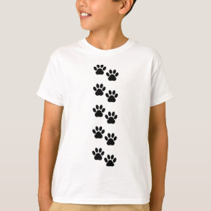 Dog Paws, Puppy Paws, Animal Paws, Pet, Black Paws T-Shirt