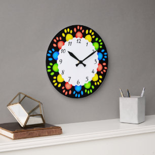 Dog paws Wall Clock