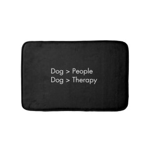 Dog People Dog Therapy Bath Mat