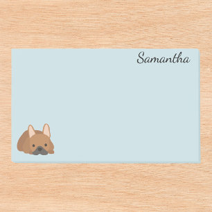 Dog Personalised French Bulldog Post-it Notes