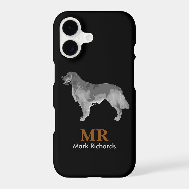 Dog - Personalised Name black (Back)