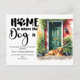 dog pet has moved! new address announcement