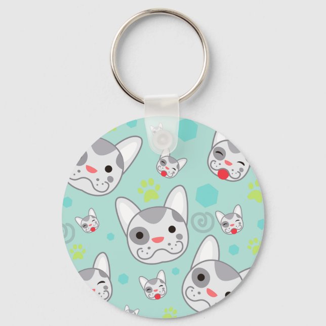 Dog, Pet, Mascot Key Ring (Front)