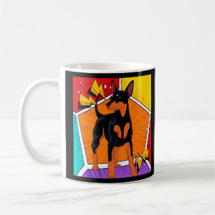 Dog  Pet Min Pin Dog Owner Animal Pop Min Pinscher Coffee Mug