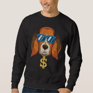 Dog Pet Owner Animal Cool Sunglasses Beagle 1 Sweatshirt