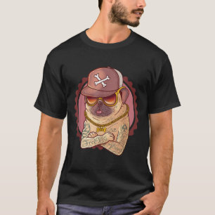 Dog, Pet, Tattoo, Rap _ Pug, Rapper Tee