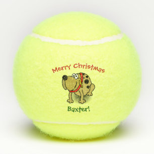 Dog Pet Toy Cute Christmas Tennis Balls