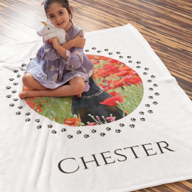 Dog Photo Blanket - Personalised Pet Keepsake Gift (Creator Uploaded)