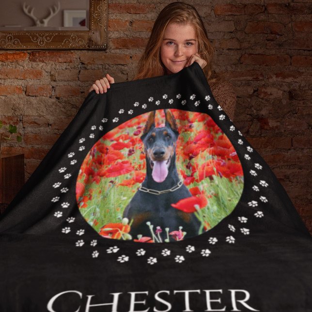 Dog Photo Blanket - Personalised Pet Keepsake Gift (Creator Uploaded)