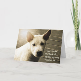 Dog Photo Card -  Bali Puppy
