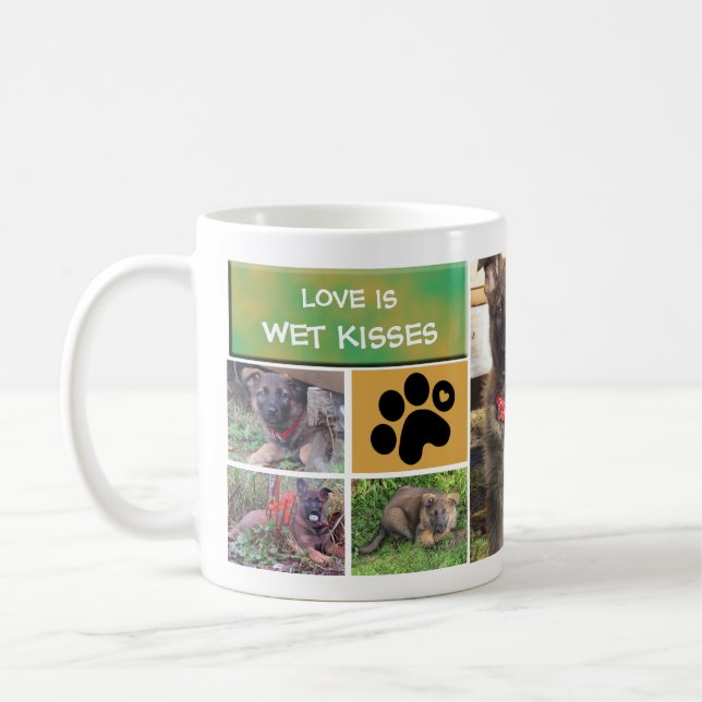 Dog Photo Collage Mug (Left)