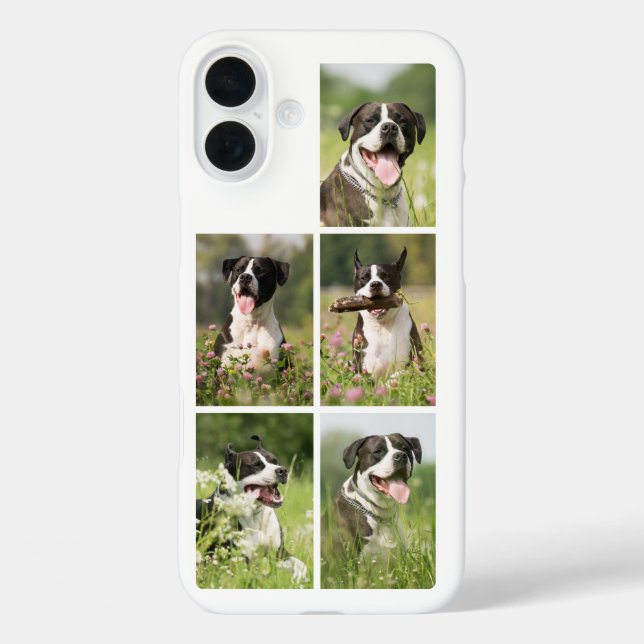 Dog Photo Collage Personalised Pet Case-Mate iPhone Case (Back)
