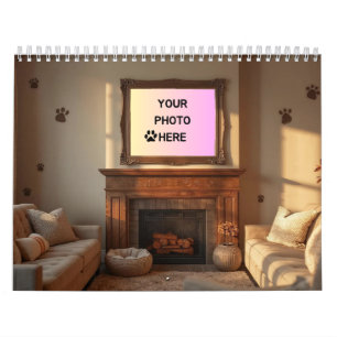 Dog Photo Custom Pet Calendar 2026