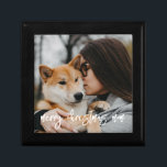 Dog Photo Gift For Mum Dad From The Dog Keepsake Gift Box<br><div class="desc">A keepsake Christmas gift box from your dog,  featuring your beloved pet or pets photo. Replace this sample photo with a photo of your sweet dog.</div>