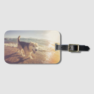 Dog Photo Gift Personalised Luggage Tag