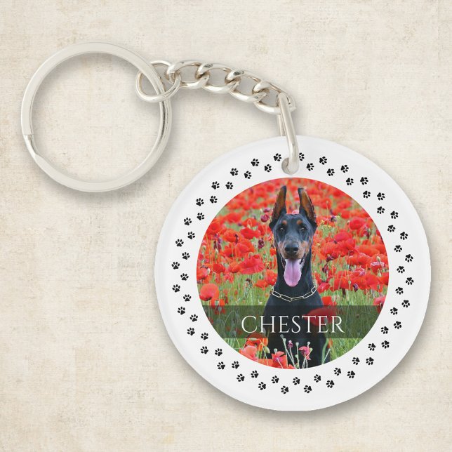 Dog Photo Keychain - Personalized Pet Keepsake (Creator Uploaded)