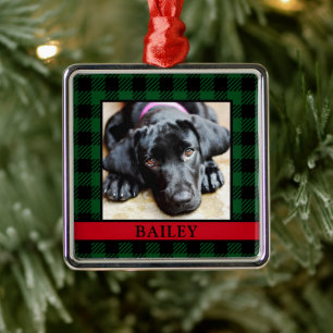 Dog Photo Metal Ornament