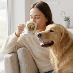 Dog Photo Mug, My Heart Belongs To Coffee Mug