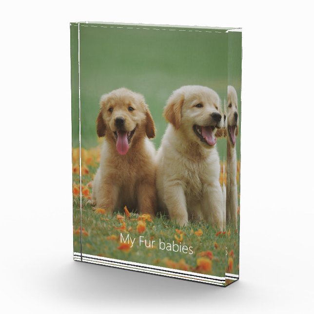 Dog Photo My Fur Babies Photo Block (Right)