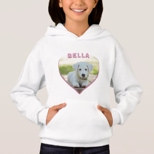 Dog Photo Name Pink Heart