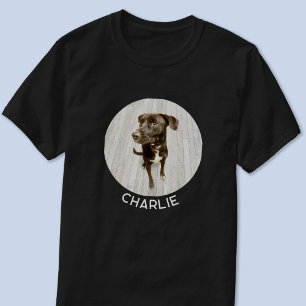 Dog Photo Personalised Custom Name T-Shirt
