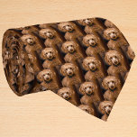 Dog Photo Personalised Tie<br><div class="desc">This customisable necktie offers a delightful way to celebrate your furry friend. It's designed to showcase a pattern of your chosen dog photo, creating a heartwarming and personalised fabric tribute. The tie itself becomes a canvas for the face of your beloved pooch, repeated across the fabric for an effect that's...</div>