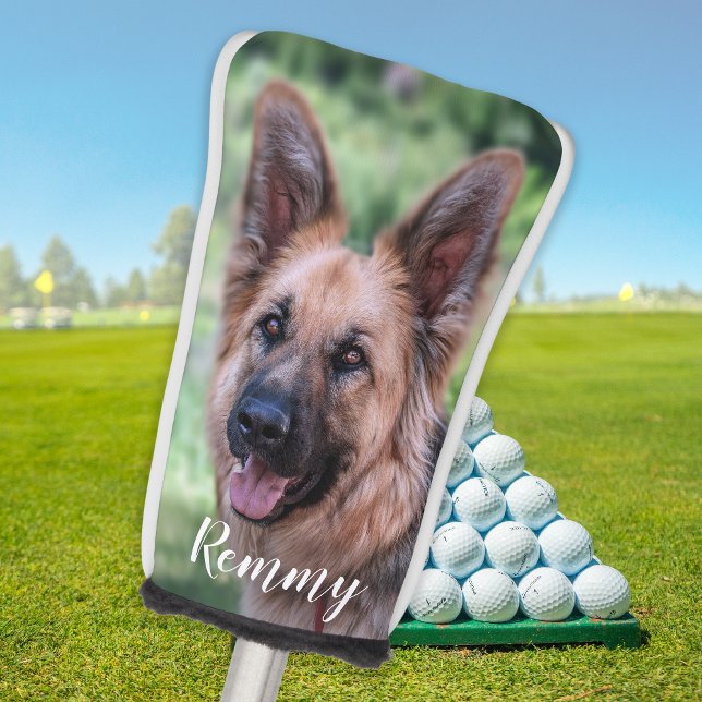 Dog Photo - Pet Photo Dog Dad Dog Lover Golf Head Cover (Creator Uploaded)