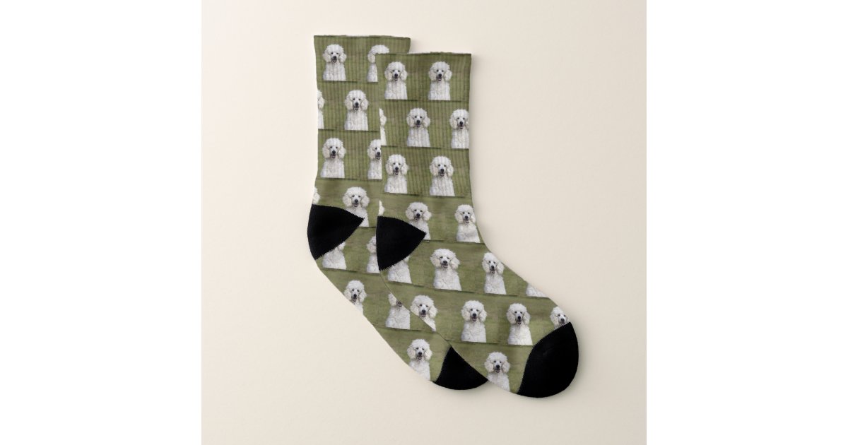 Dog Photo Poodle Puppy Pet Socks Zazzle