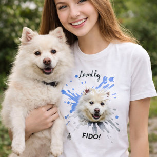 Dog photo splash fun humor love T-Shirt